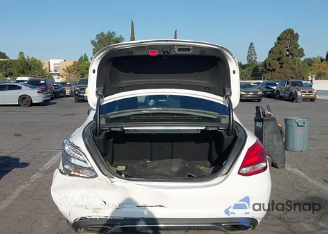 2017 Mercedes-Benz C 300 from USA, damaged, VIN 55SWF4JB0HU233548